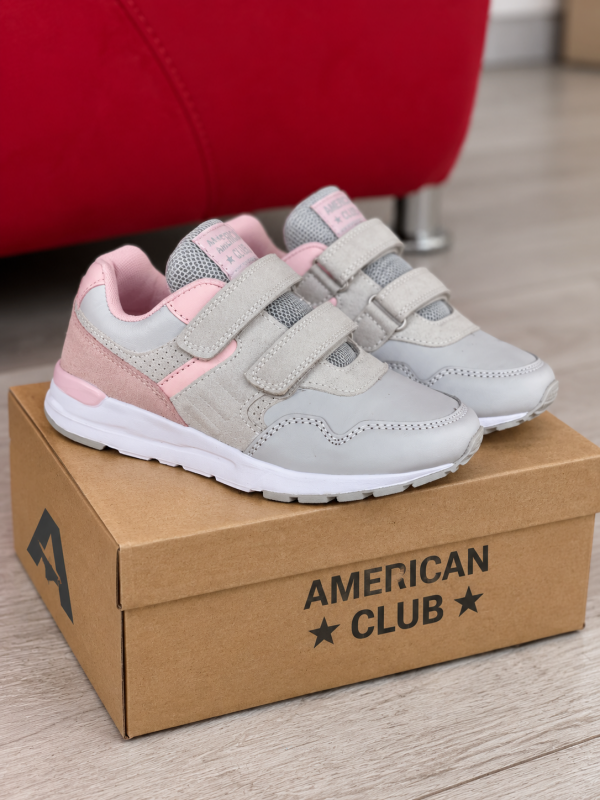 ДИТЯЧІ КРОСІВКИ AMERICAN CLUB ДЛЯ ДІВЧИНКИ 